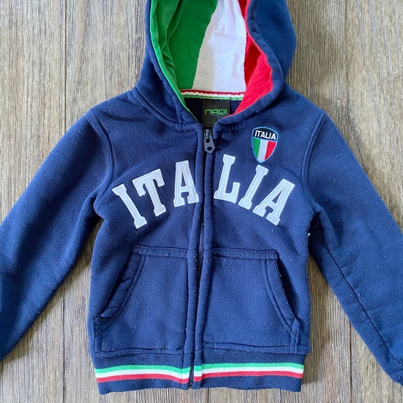 4/$20 Italia Zip Up Hoodie - Picture 2 of 5